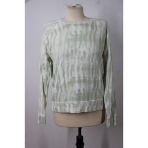 Rails S Theo Mint Green Tie Dye French Terry Cotton Modal Sweatshirt Top
